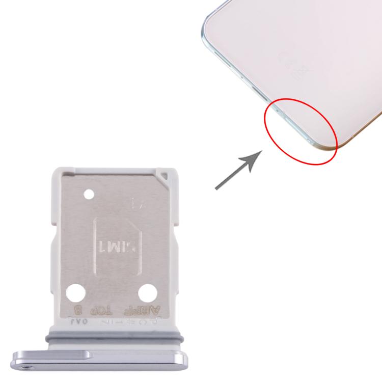 Original SIM Card Tray for Samsung Galaxy A56 SM-A566B (White) - Replacement Part, Professional Installation Recommended