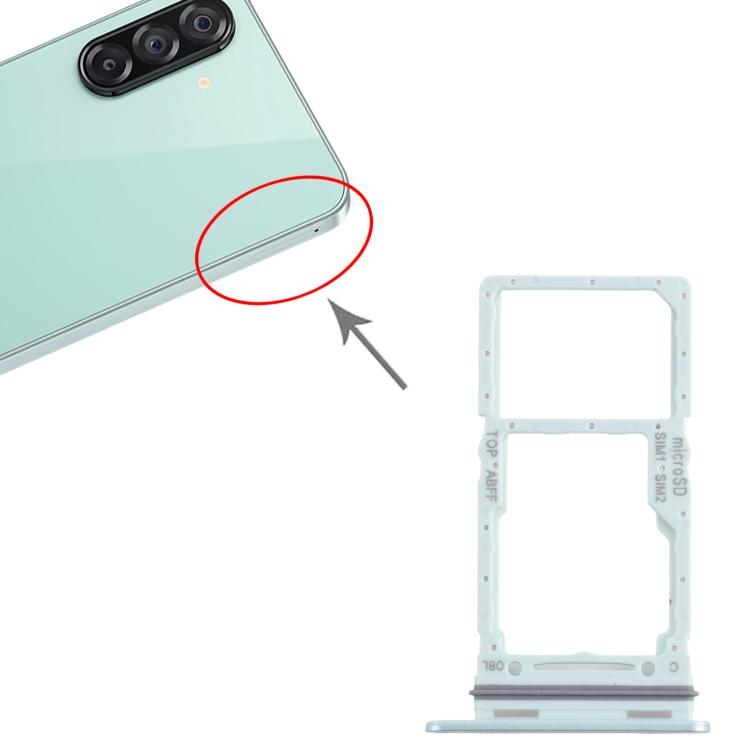 Original Green SIM + Micro SD Card Tray for Samsung Galaxy A26 SM-A266B - Replacement Part