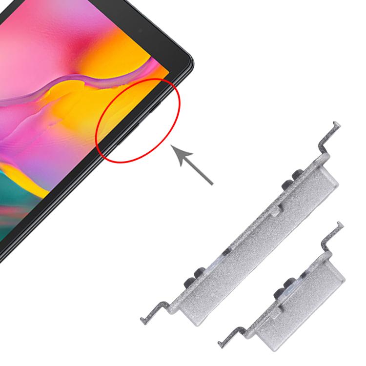 Samsung Galaxy Tab A 8.0 (SM-T380/T385) Original Power & Volume Control Button Flex Cable Replacement (Silver)