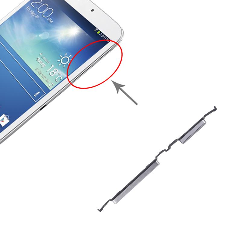 Samsung Galaxy Tab 3 8.0 (SM-T310/T311/T315) Original Power & Volume Button Flex Cable - Silver Replacement