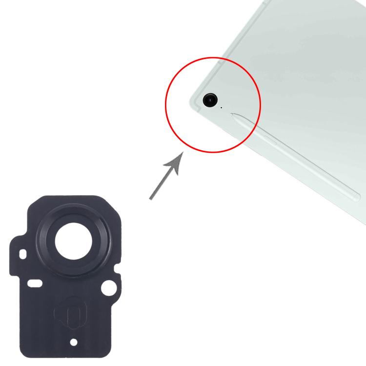 Original Back Camera Lens Frame for Samsung Galaxy Tab S9 FE (SM-X510/X516) - Replacement Part
