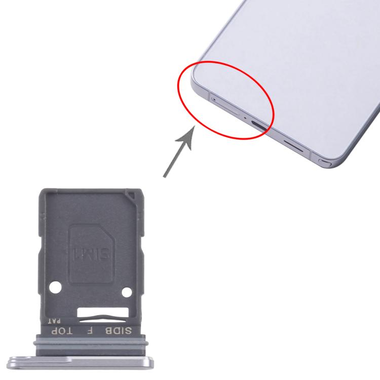 Original Grey SIM Card Tray for Samsung Galaxy S26 SM-S942U - Replacement Part for Damaged Trays