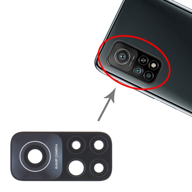 10 PCS Replacement Back Camera Lens for Xiaomi Mi 10T 5G & Redmi K30S (M2007J3SC, M2007J3SY)