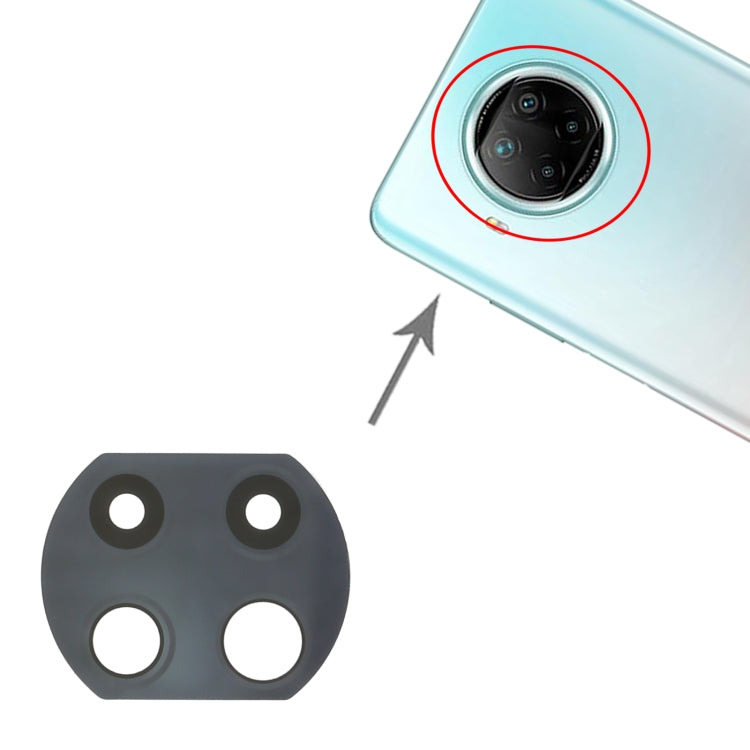 10 Pack Replacement Back Camera Lens for Xiaomi Redmi Note 9 Pro 5G (M2007J17C) - Perfect Fit & Quality