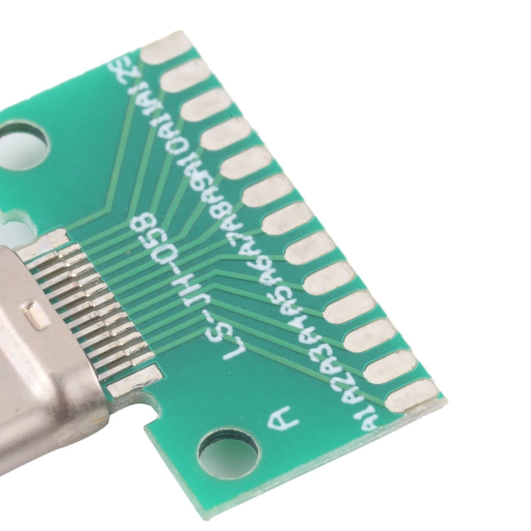 Double-Sided Type C Male Test Board (USB 3.1) with 24-Pin PCB for Professional Device Repair