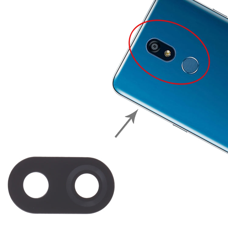 10 PCS Replacement Back Camera Lens for LG K40, K12, K12 Plus, X4 (2019) LMX420, LMX420EMW, LM-X420