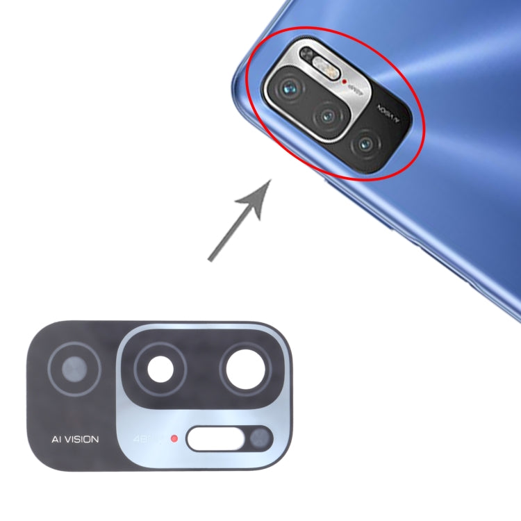 10 Pack Replacement Back Camera Lens for Xiaomi Redmi Note 10T 5G - Quality Checked & Fully Compatible
