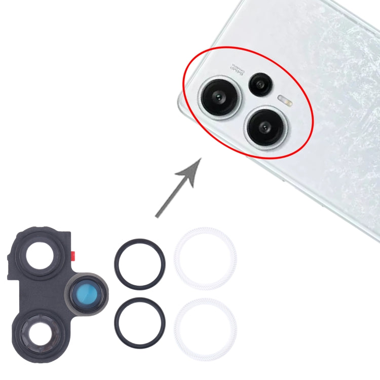 Xiaomi Redmi Note 12 Turbo - Replacement Camera Lens Cover (White) - Compatible & Professionally Tested