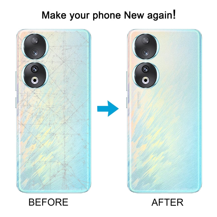 Honor 90 Black Battery Back Cover Replacement with Camera Lens Frame - Perfect Fit & Quality Assured