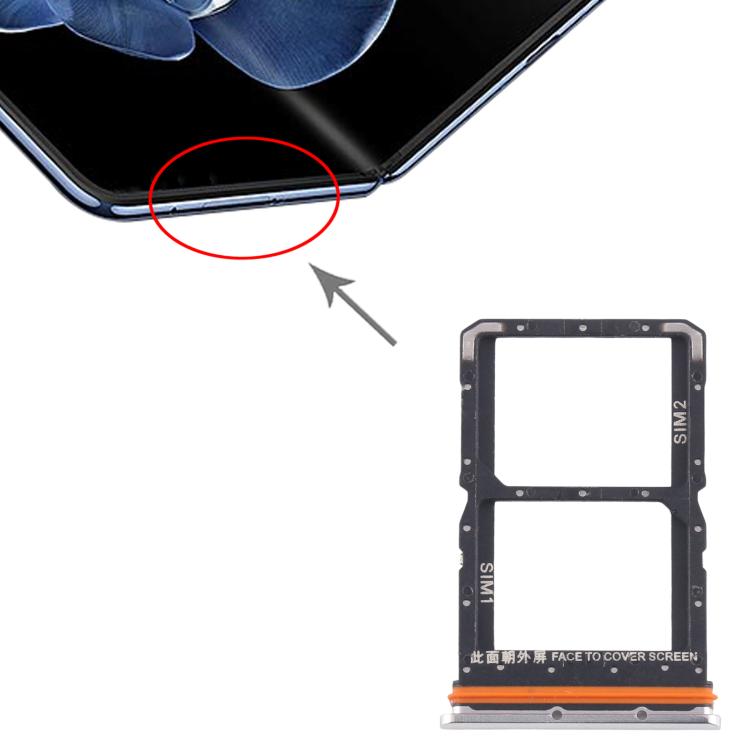 Xiaomi Mix Fold 4 Original SIM Card Tray & SIM Card (Silver) - Replacement Part for Seamless Functionality