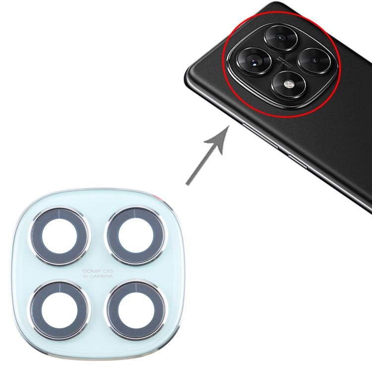 Original Rear Camera Lens Cover for Xiaomi Redmi Note 14 Pro 4G - Replacement Part (Green)