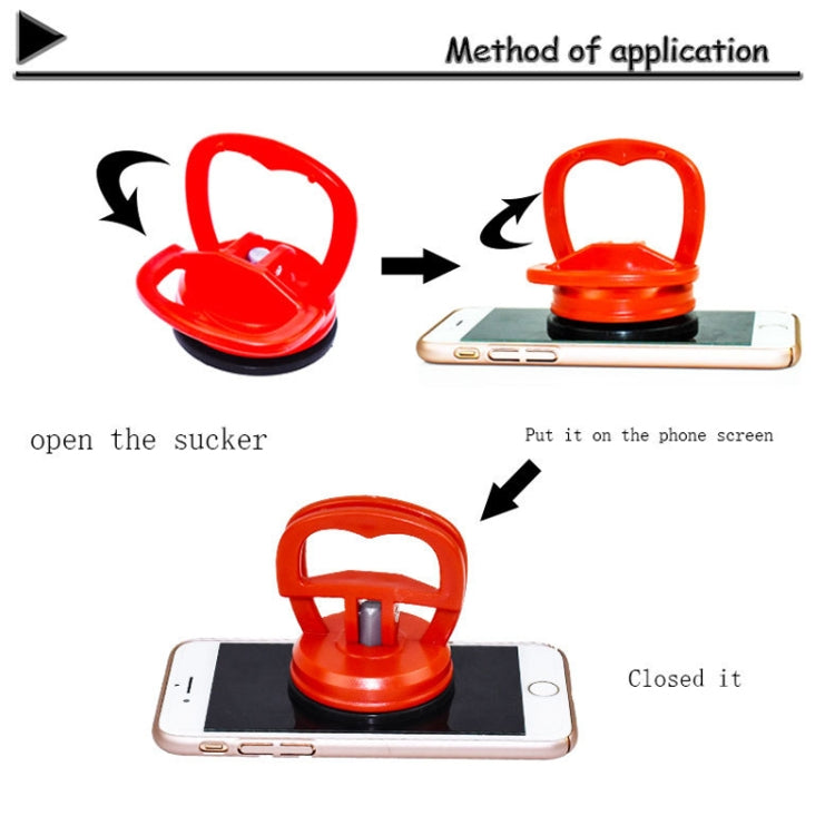 10 PCS Durable Plastic Screen Removal Suction Cup Tool for Mobile/Tablet Disassembly (Random Colours)