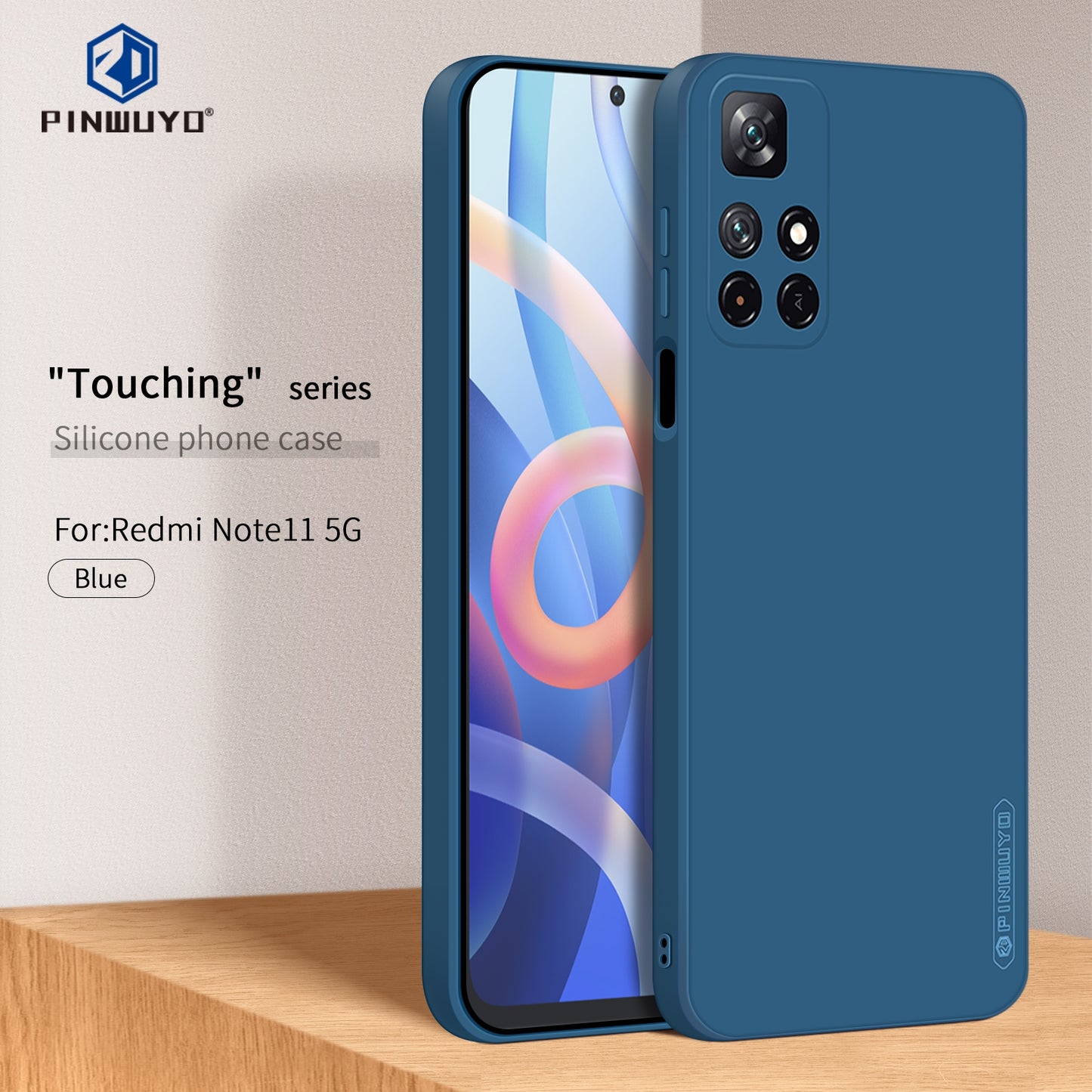 Xiaomi Redmi Note 11 Phone Case - Liquid Silicone TPU Protective Cover with Anti-Scratch, Shockproof Design, Fingerprint Resistant & Soft Grip Feel