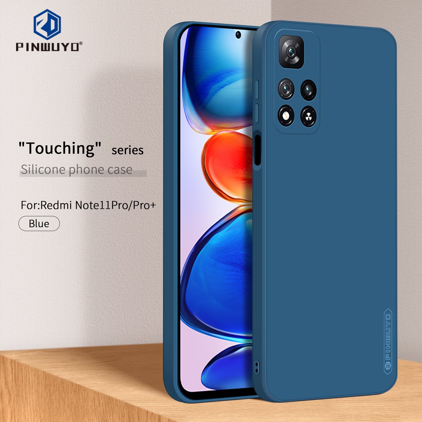 Xiaomi Redmi Note 11 Pro Phone Case - Liquid Silicone TPU Protective Cover with Anti-Scratch, Shockproof Design, Fingerprint Resistant & Soft Grip Feel