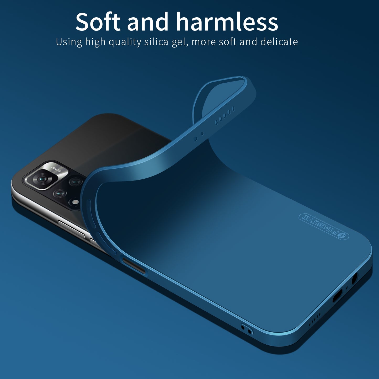 Xiaomi Redmi Note 11 Pro+ Phone Case - Liquid Silicone TPU Protective Cover with Anti-Scratch, Shockproof Design, Fingerprint Resistant & Soft Grip Feel
