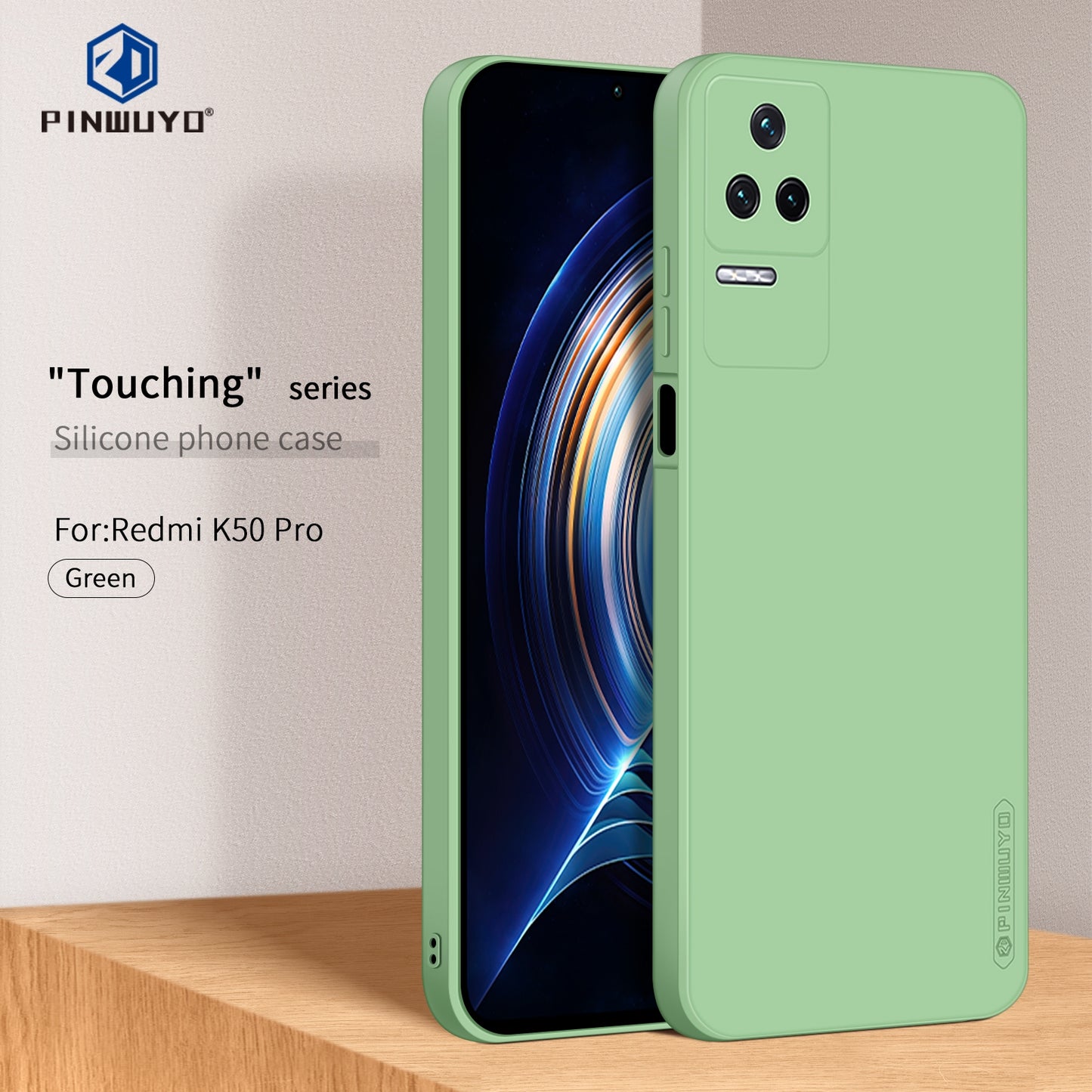 Xiaomi Redmi K50 Pro Phone Case - Liquid Silicone TPU Protective Cover with Anti-Scratch, Shockproof Design, Fingerprint Resistant & Soft Grip Feel