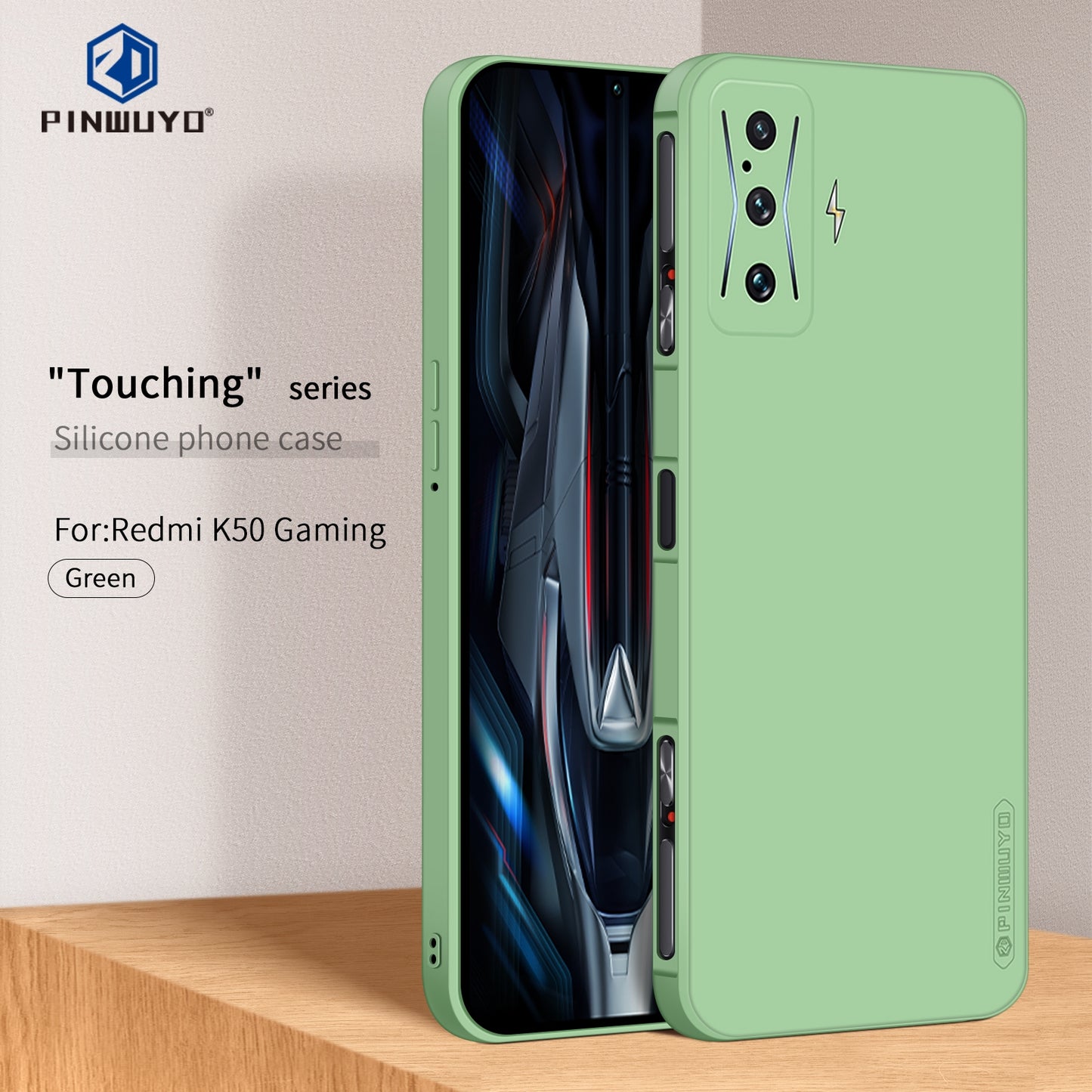 Xiaomi Redmi K50 Gaming Phone Case - Liquid Silicone TPU Protective Cover with Anti-Scratch, Shockproof Design, Fingerprint Resistant & Soft Grip Feel