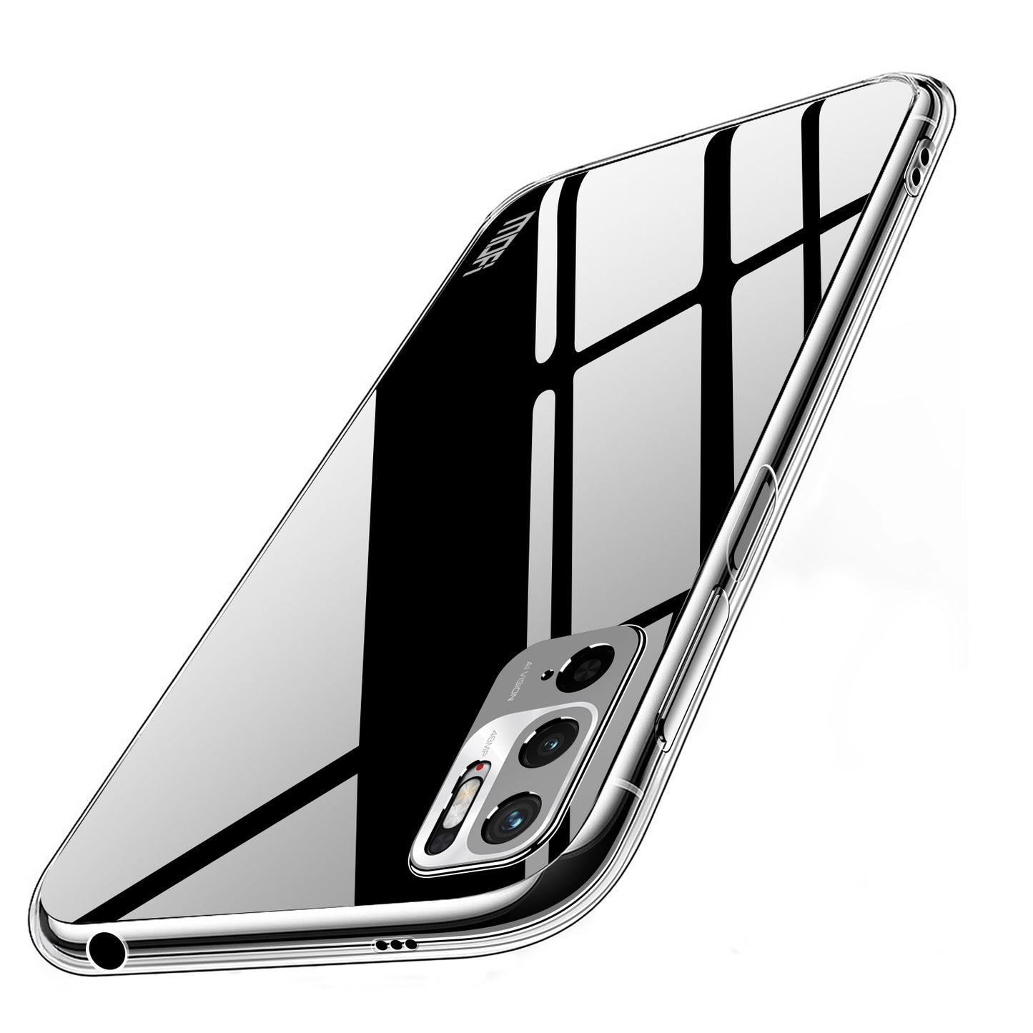 Xiaomi Redmi Note 11T SE Clear TPU Case - Ultra-Thin, Shockproof, Anti-Yellowing Transparent Soft Protective Cover with Precise Cutouts, Scratch Resistance & Lightweight Design