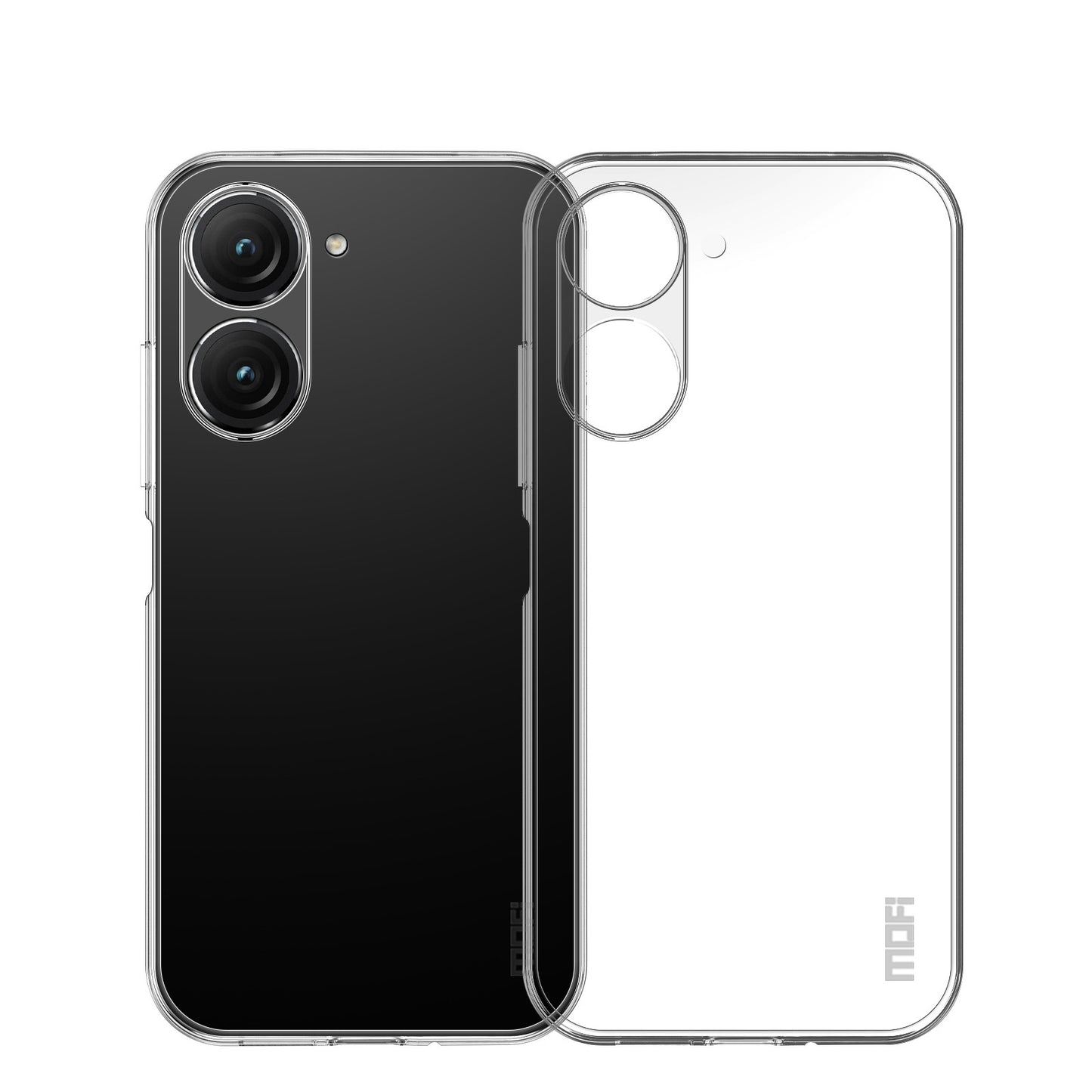 Asus Zenfone 9 Clear TPU Case - Ultra-Thin, Shockproof, Anti-Yellowing Transparent Soft Protective Cover with Precise Cutouts, Scratch Resistance & Lightweight Design