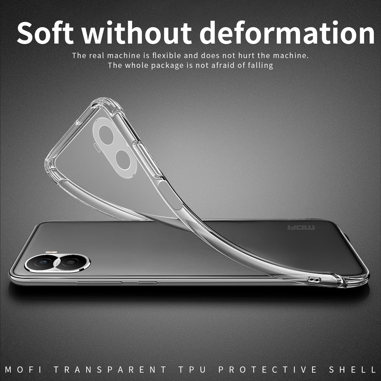 Honor X40i Clear TPU Case - Ultra-Thin, Shockproof, Anti-Yellowing Transparent Soft Protective Cover with Precise Cutouts, Scratch Resistance & Lightweight Design