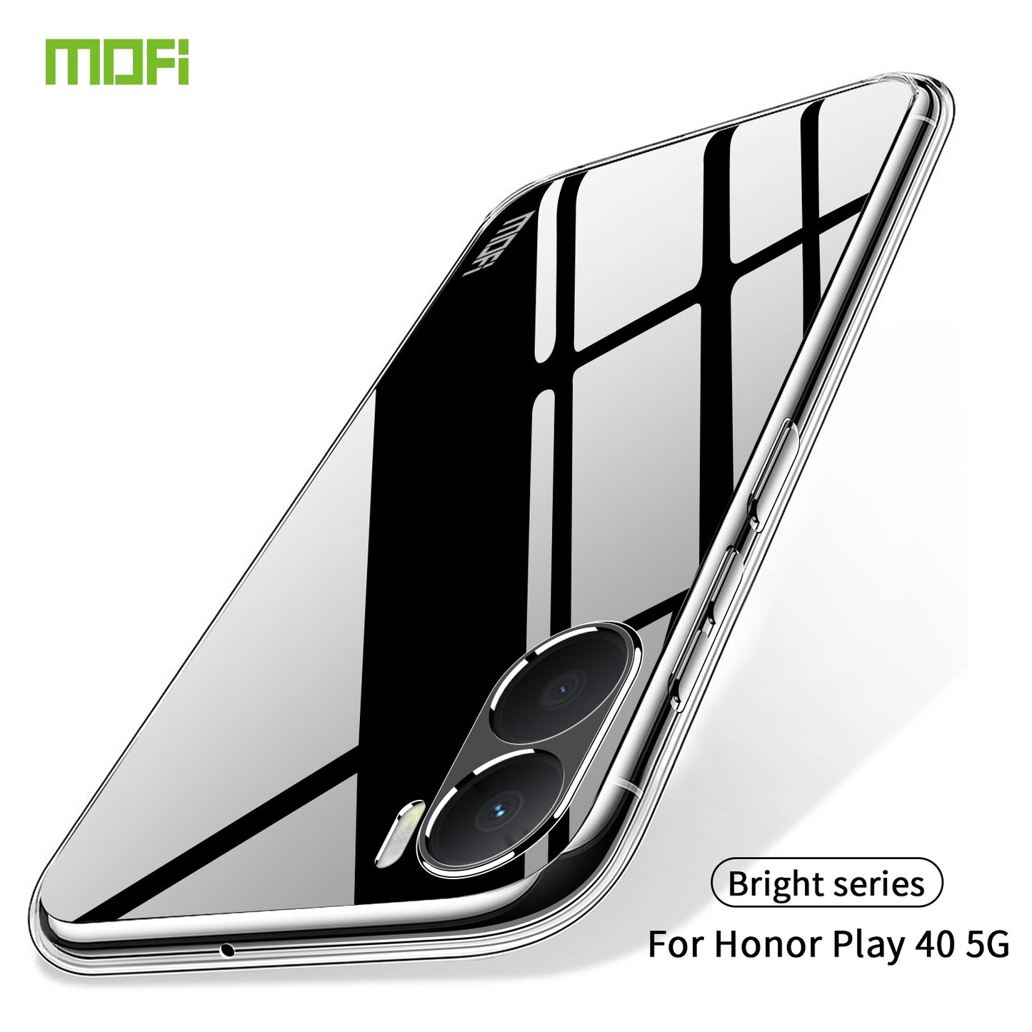 Honor Play 40 Plus 5G Clear TPU Case - Ultra-Thin, Shockproof, Anti-Yellowing Transparent Soft Protective Cover with Precise Cutouts, Scratch Resistance & Lightweight Design