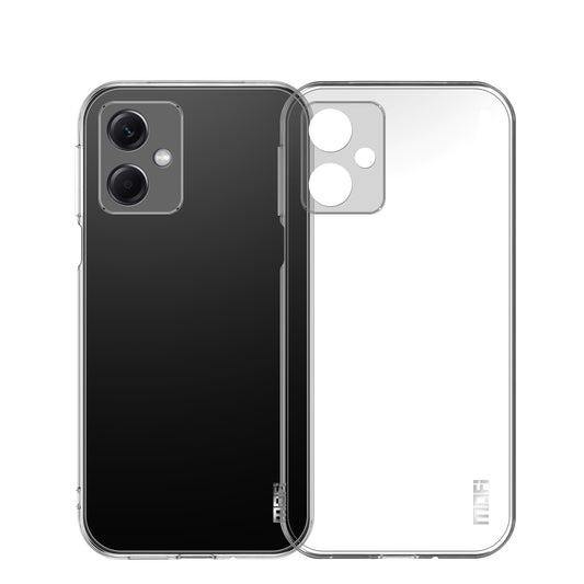 Xiaomi Redmi Note 12 Clear TPU Case - Ultra-Thin, Shockproof, Anti-Yellowing Transparent Soft Protective Cover with Precise Cutouts, Scratch Resistance & Lightweight Design