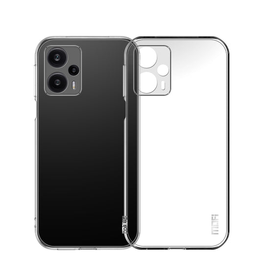 Xiaomi Redmi Note 12 Turbo Clear TPU Case - Ultra-Thin, Shockproof, Anti-Yellowing Transparent Soft Protective Cover with Precise Cutouts, Scratch Resistance & Lightweight Design