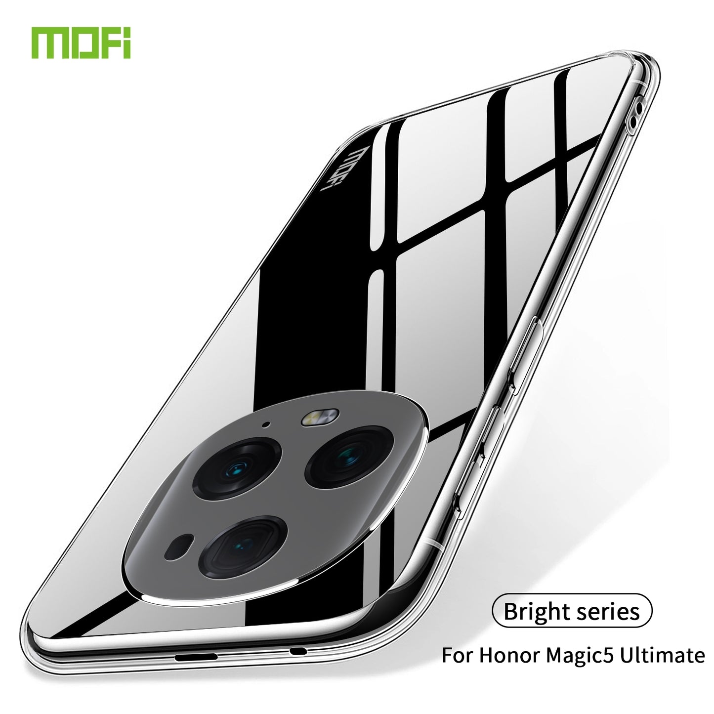 Honor Magic5 Ultimate Clear TPU Case - Ultra-Thin, Shockproof, Anti-Yellowing Transparent Soft Protective Cover with Precise Cutouts, Scratch Resistance & Lightweight Design