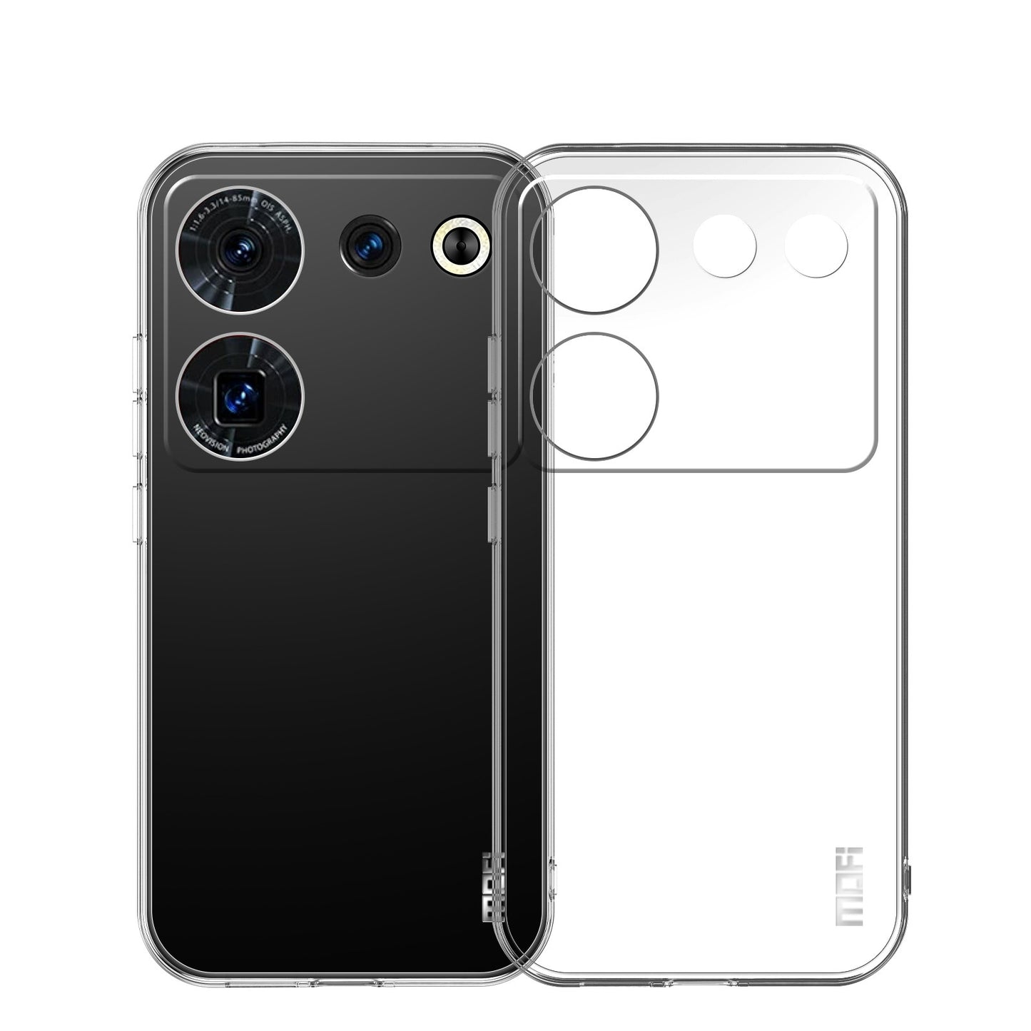 ZTE Nubia Z50 Ultra Clear TPU Case - Ultra-Thin, Shockproof, Anti-Yellowing Transparent Soft Protective Cover with Precise Cutouts, Scratch Resistance & Lightweight Design