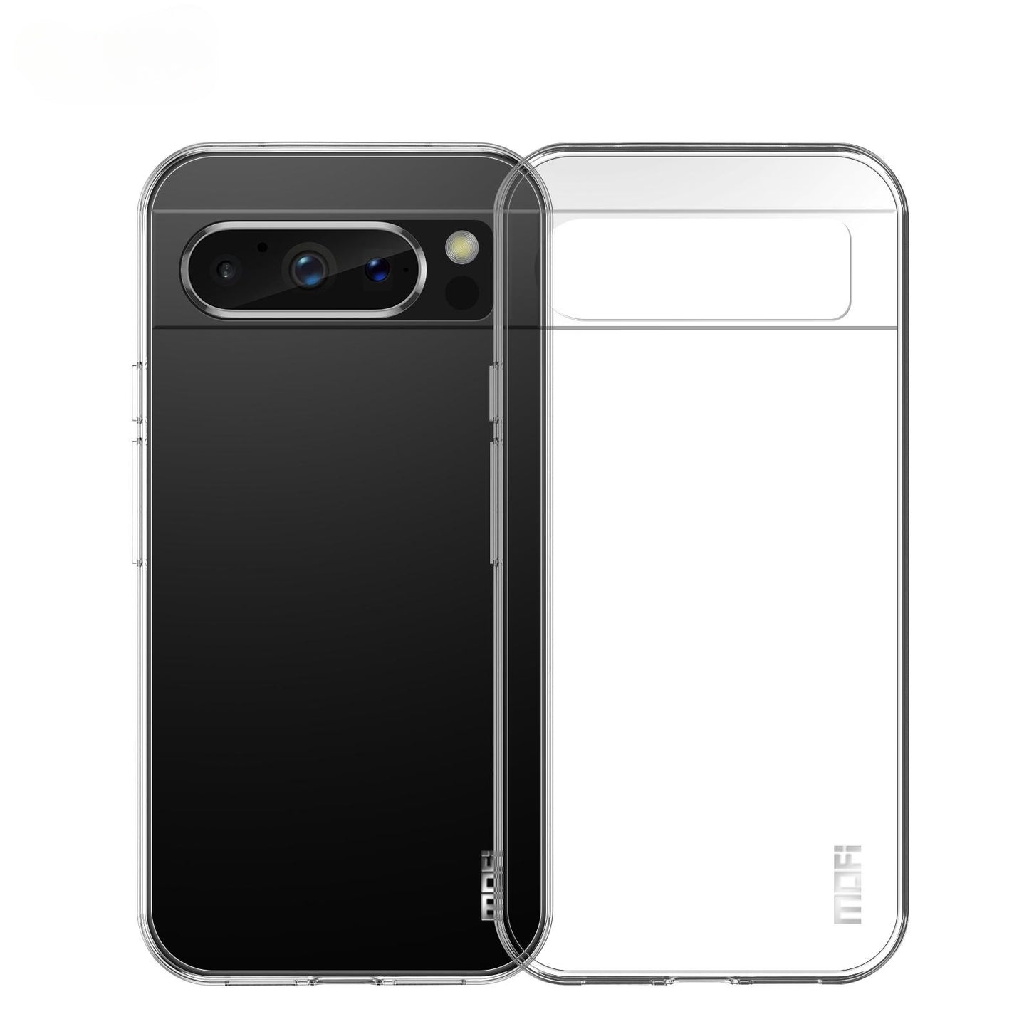 Google Pixel 8 Pro Clear TPU Case - Ultra-Thin, Shockproof, Anti-Yellowing Transparent Soft Protective Cover with Precise Cutouts, Scratch Resistance & Lightweight Design