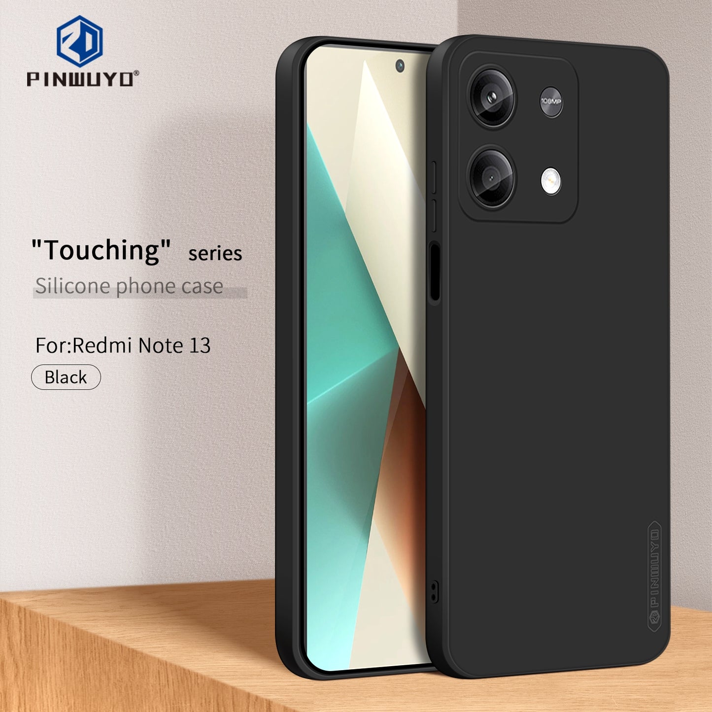 Xiaomi Redmi Note 13 5G Phone Case - Liquid Silicone TPU Protective Cover with Anti-Scratch, Shockproof Design, Fingerprint Resistant & Soft Grip Feel