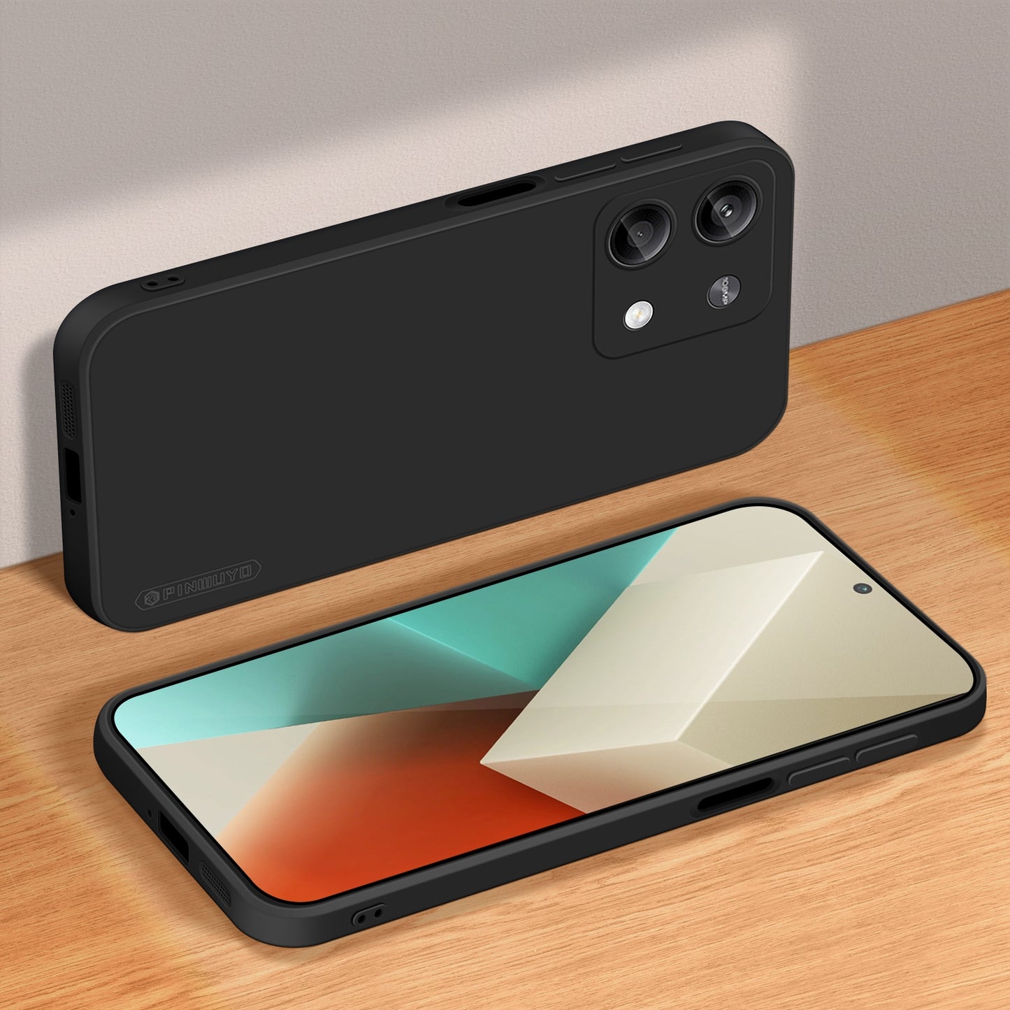 Xiaomi Redmi Note 13 5G Phone Case - Liquid Silicone TPU Protective Cover with Anti-Scratch, Shockproof Design, Fingerprint Resistant & Soft Grip Feel