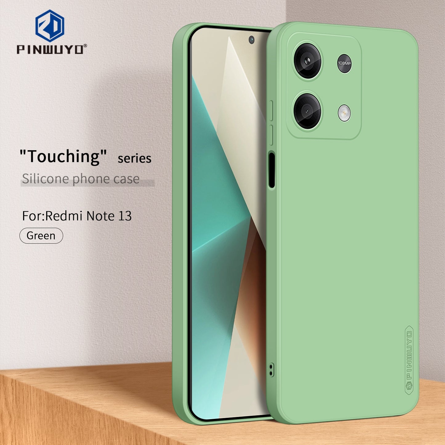 Xiaomi Redmi Note 13 5G Phone Case - Liquid Silicone TPU Protective Cover with Anti-Scratch, Shockproof Design, Fingerprint Resistant & Soft Grip Feel