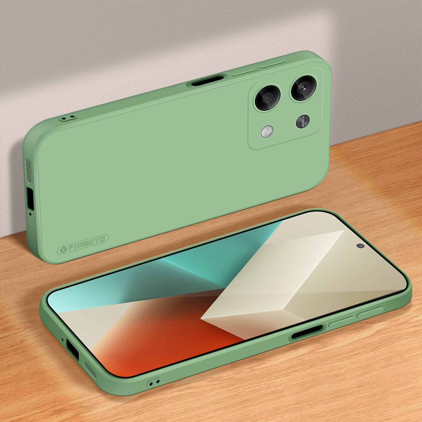 Xiaomi Redmi Note 13 5G Phone Case - Liquid Silicone TPU Protective Cover with Anti-Scratch, Shockproof Design, Fingerprint Resistant & Soft Grip Feel