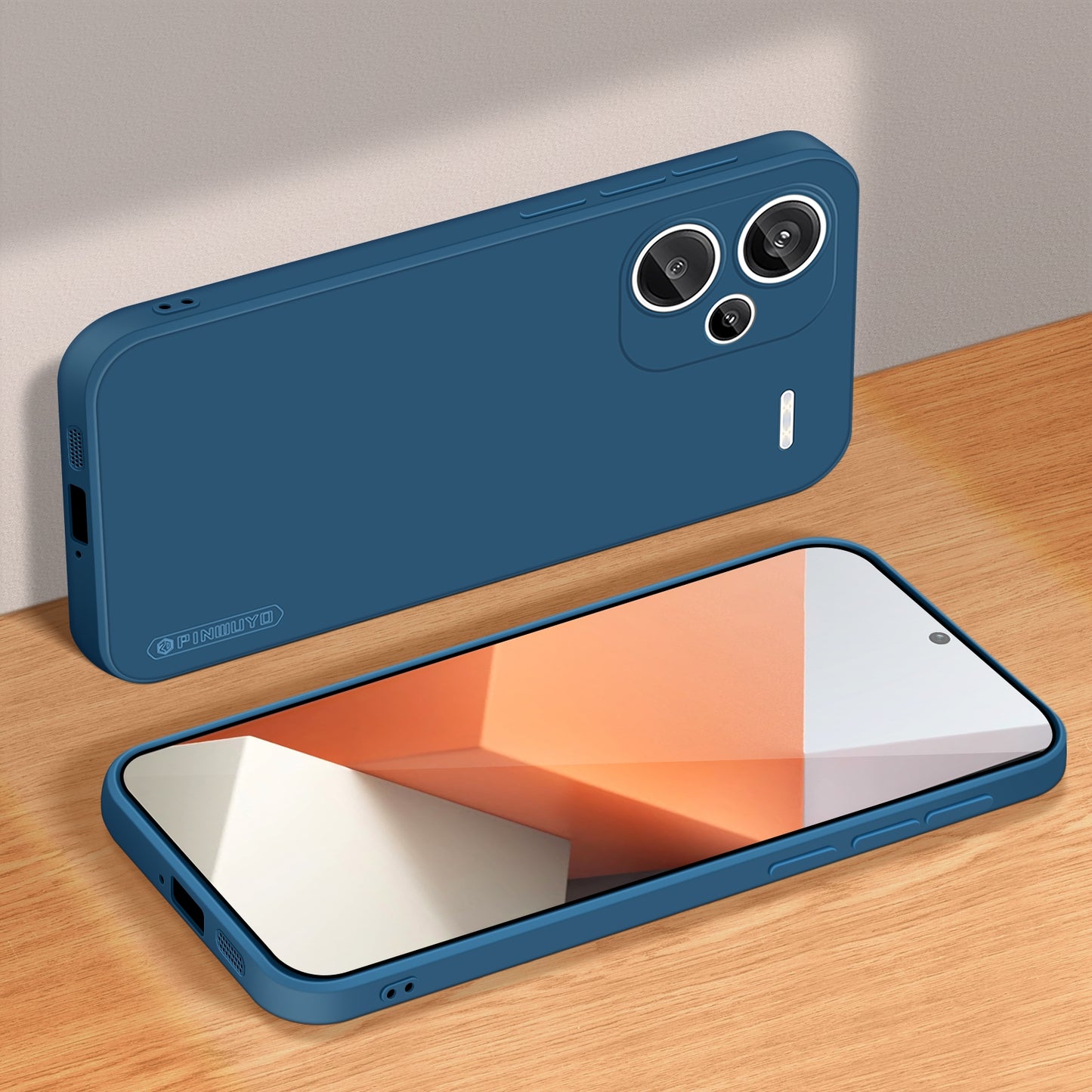 Xiaomi Redmi Note 13 Pro+ Phone Case - Liquid Silicone TPU Protective Cover with Anti-Scratch, Shockproof Design, Fingerprint Resistant & Soft Grip Feel