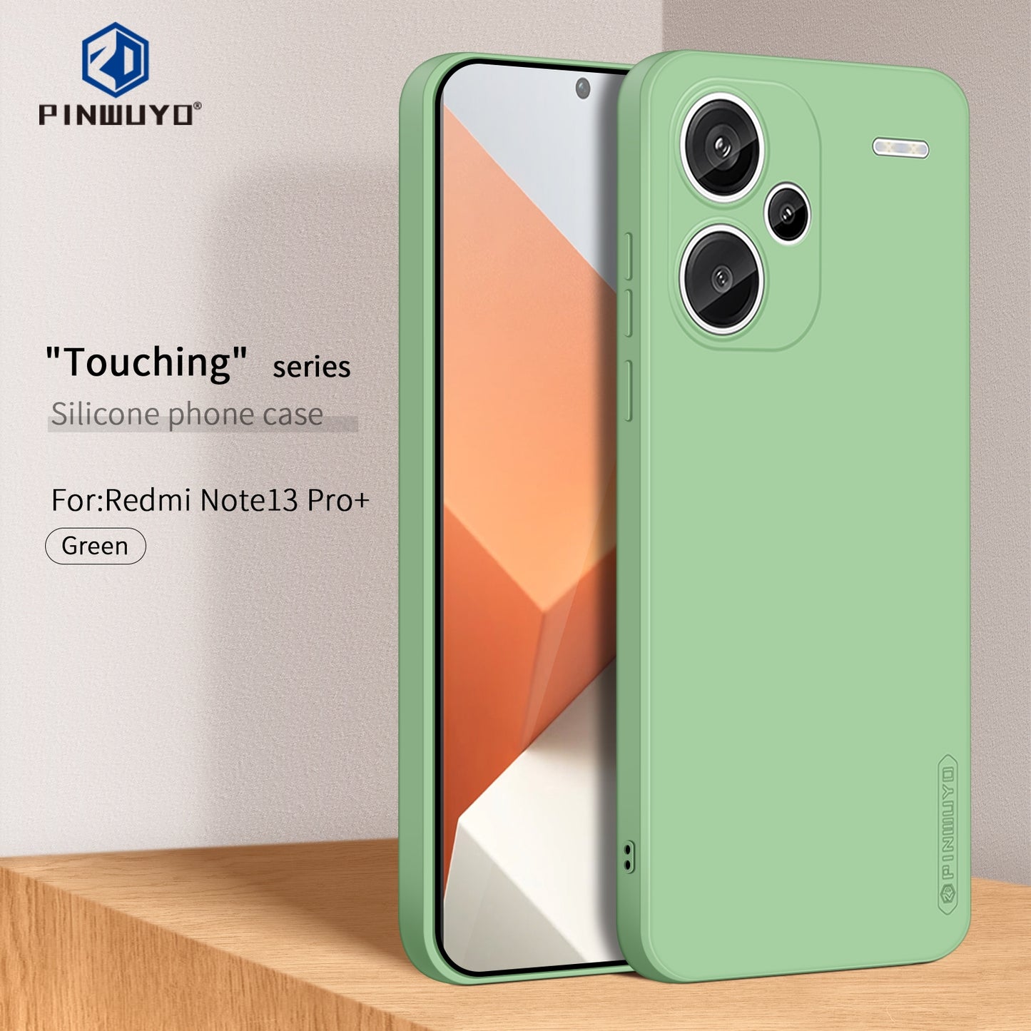 Xiaomi Redmi Note 13 Pro+ Phone Case - Liquid Silicone TPU Protective Cover with Anti-Scratch, Shockproof Design, Fingerprint Resistant & Soft Grip Feel