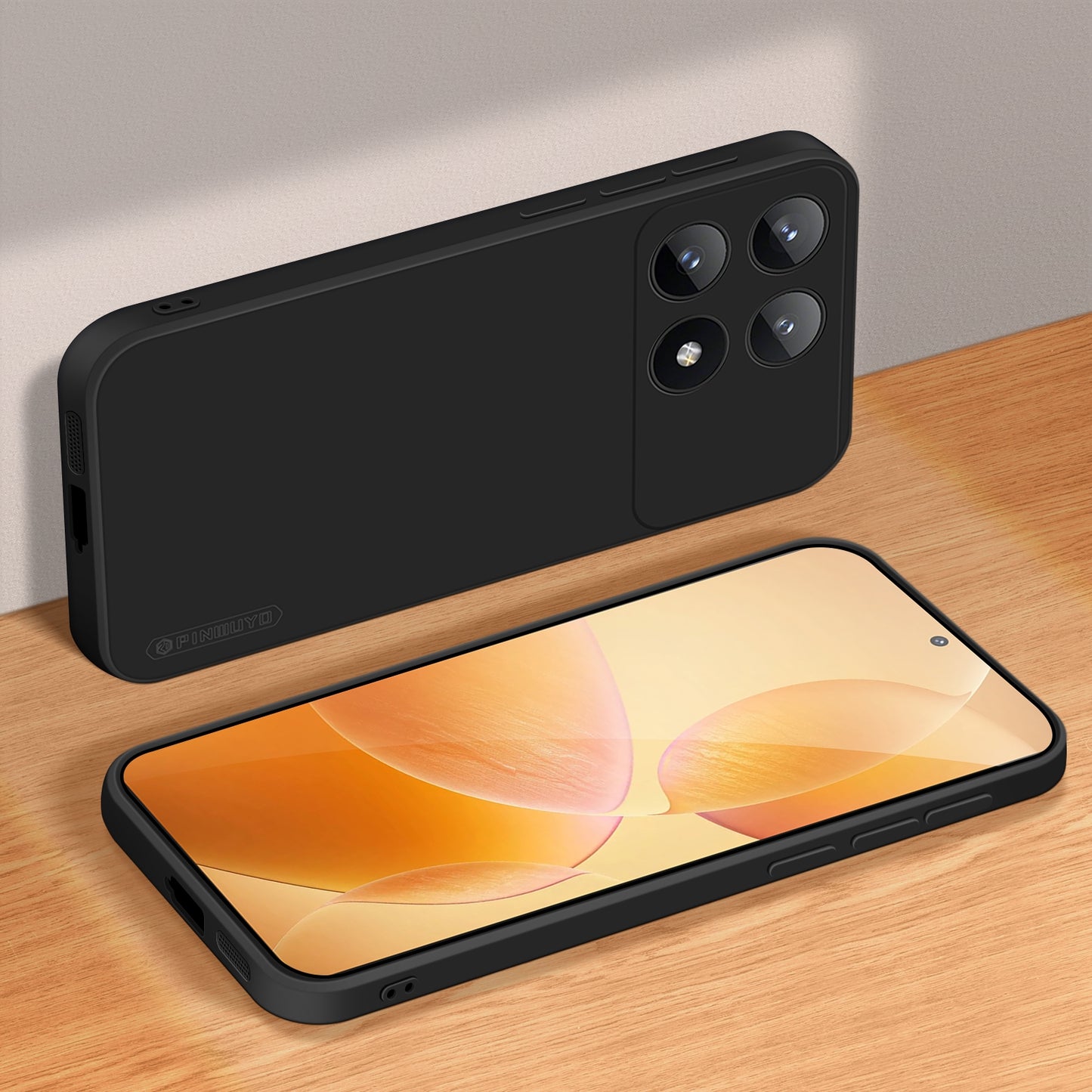 Xiaomi Redmi K70E Phone Case - Liquid Silicone TPU Protective Cover with Anti-Scratch, Shockproof Design, Fingerprint Resistant & Soft Grip Feel