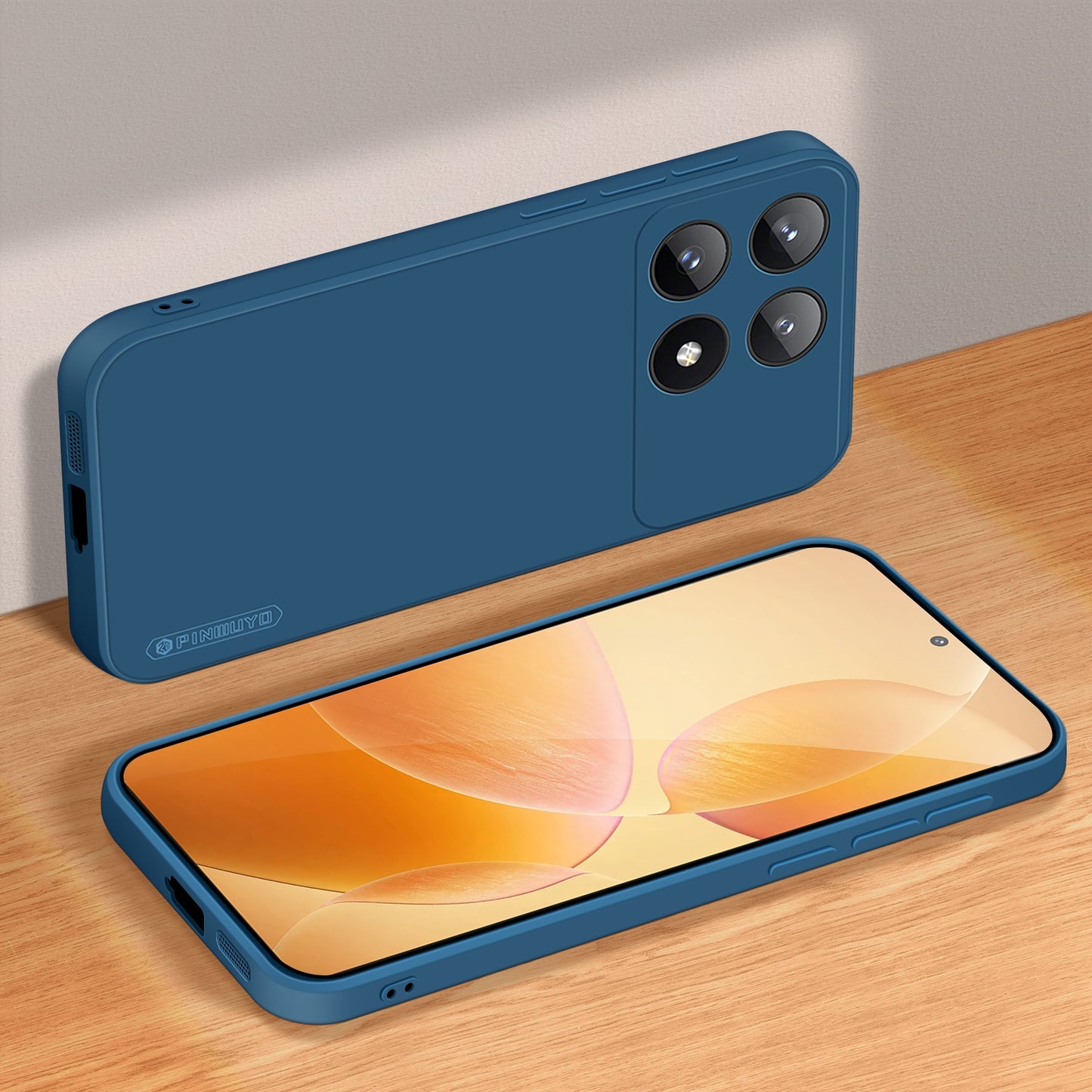 Xiaomi Redmi K70E Phone Case - Liquid Silicone TPU Protective Cover with Anti-Scratch, Shockproof Design, Fingerprint Resistant & Soft Grip Feel