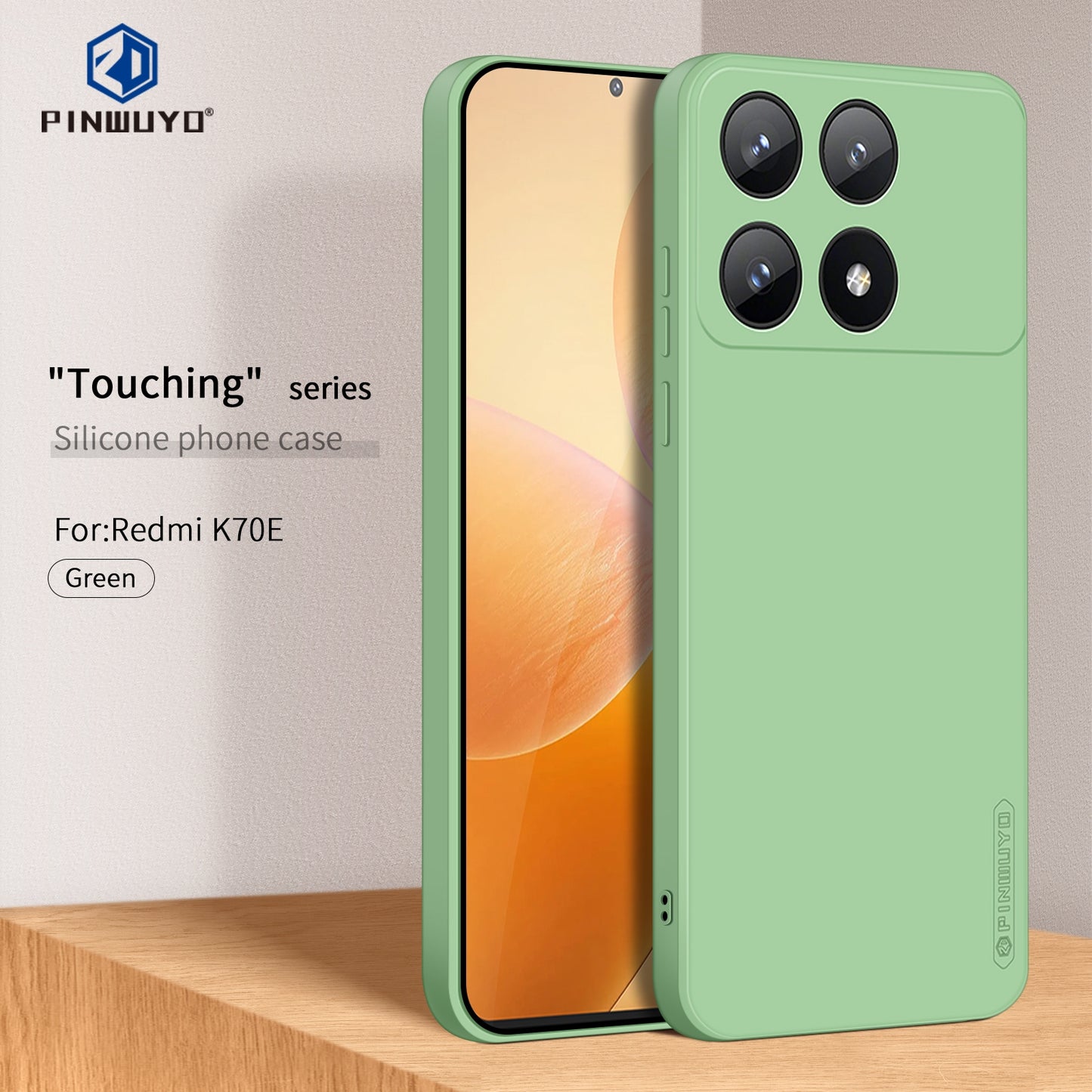 Xiaomi Redmi K70E Phone Case - Liquid Silicone TPU Protective Cover with Anti-Scratch, Shockproof Design, Fingerprint Resistant & Soft Grip Feel