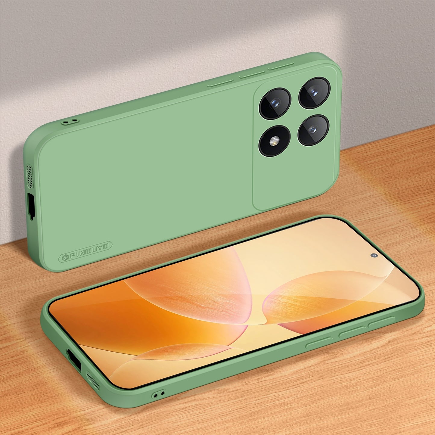 Xiaomi Redmi K70E Phone Case - Liquid Silicone TPU Protective Cover with Anti-Scratch, Shockproof Design, Fingerprint Resistant & Soft Grip Feel