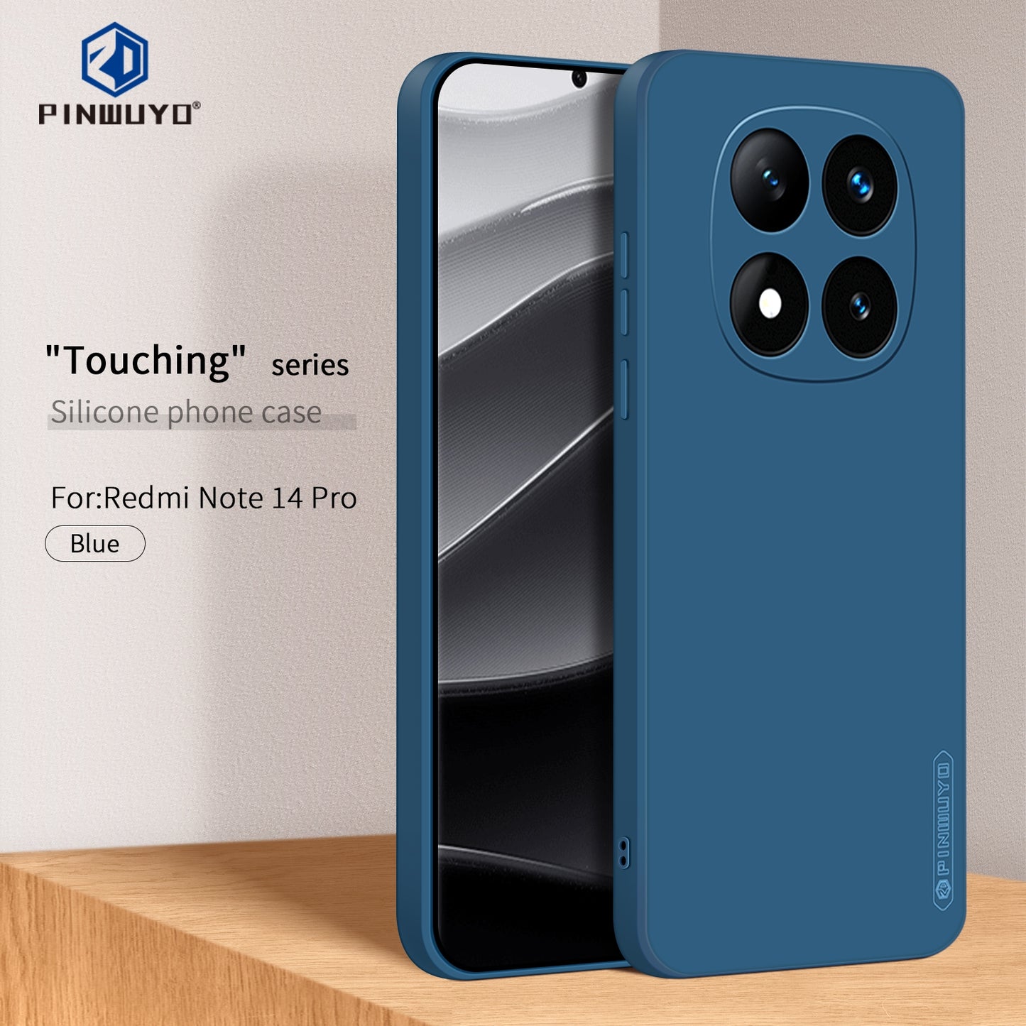 Xiaomi Redmi Note 14 Pro 5G Phone Case - Liquid Silicone TPU Protective Cover with Anti-Scratch, Shockproof Design, Fingerprint Resistant & Soft Grip Feel
