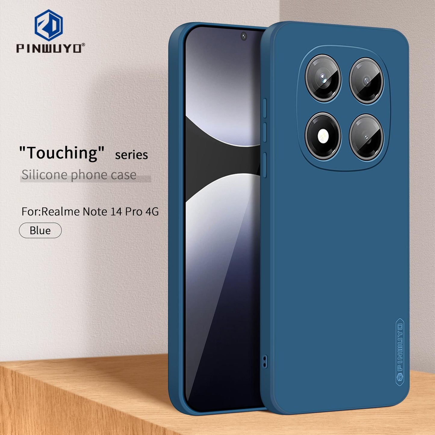 Xiaomi Redmi Note 14 Pro 4G Phone Case - Liquid Silicone TPU Protective Cover with Anti-Scratch, Shockproof Design, Fingerprint Resistant & Soft Grip Feel