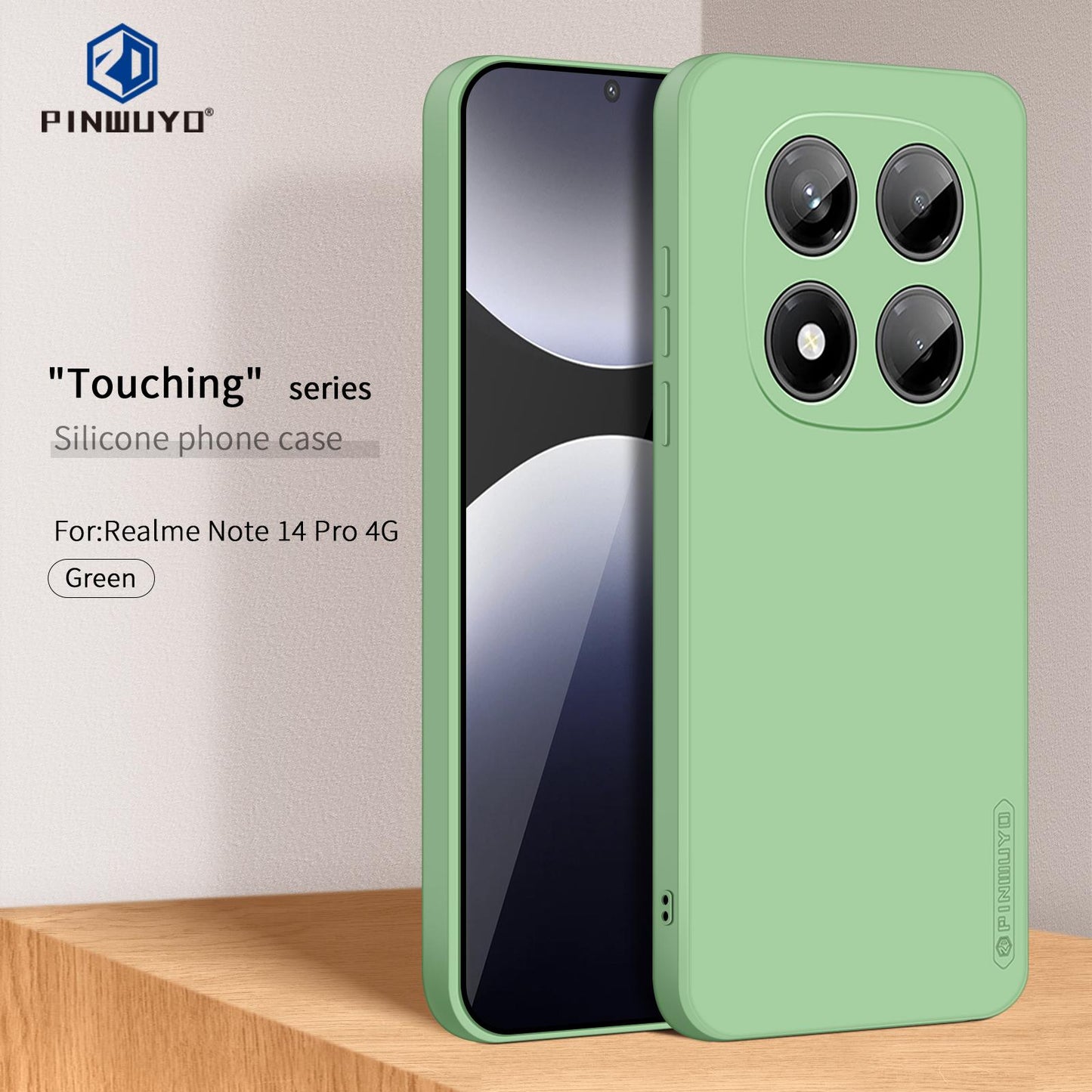 Xiaomi Redmi Note 14 Pro 4G Phone Case - Liquid Silicone TPU Protective Cover with Anti-Scratch, Shockproof Design, Fingerprint Resistant & Soft Grip Feel