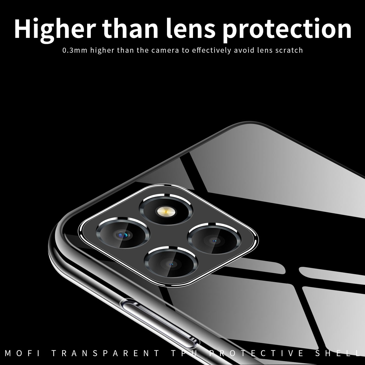 Honor X6A Clear TPU Case - Ultra-Thin, Shockproof, Anti-Yellowing Transparent Soft Protective Cover with Precise Cutouts, Scratch Resistance & Lightweight Design