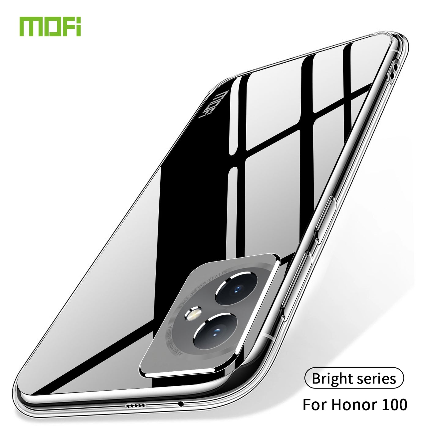 Honor 100 Clear TPU Case - Ultra-Thin, Shockproof, Anti-Yellowing Transparent Soft Protective Cover with Precise Cutouts, Scratch Resistance & Lightweight Design
