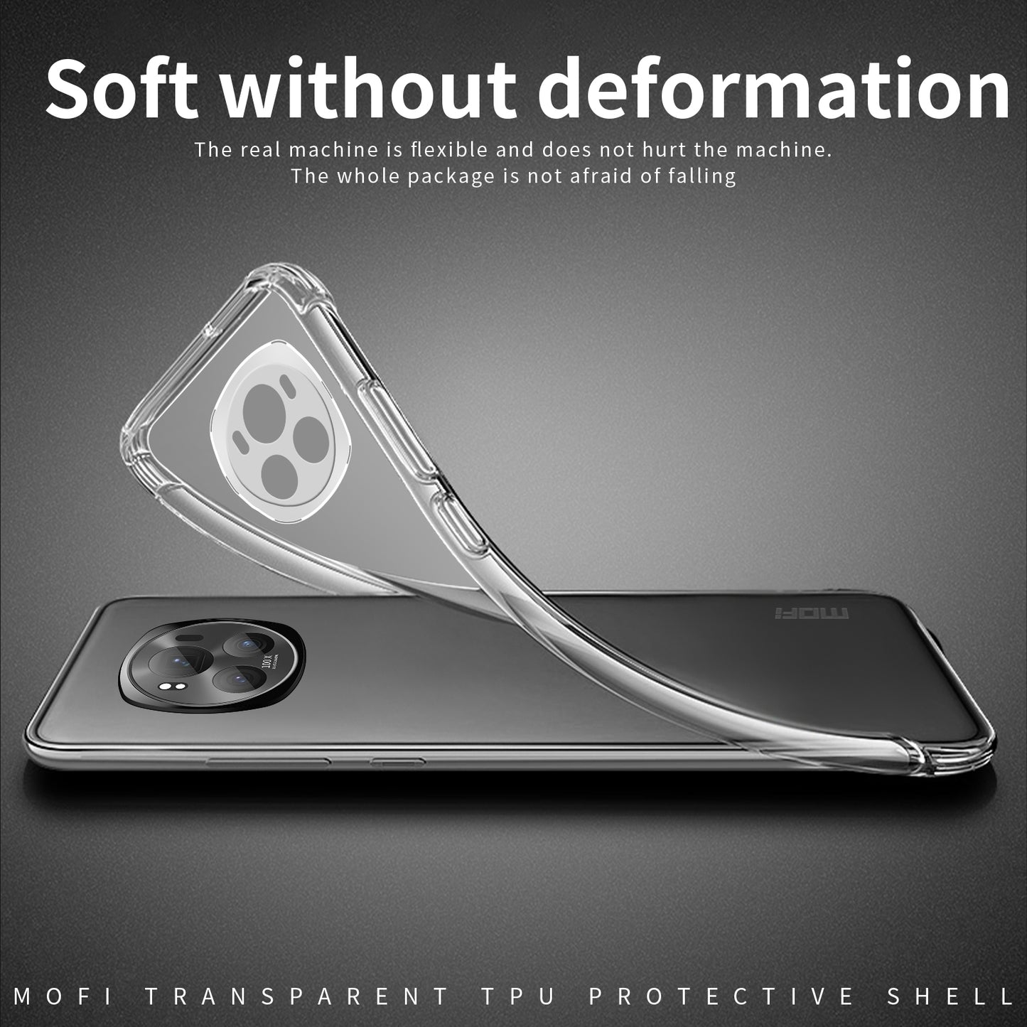 Honor Magic6 Clear TPU Case - Ultra-Thin, Shockproof, Anti-Yellowing Transparent Soft Protective Cover with Precise Cutouts, Scratch Resistance & Lightweight Design