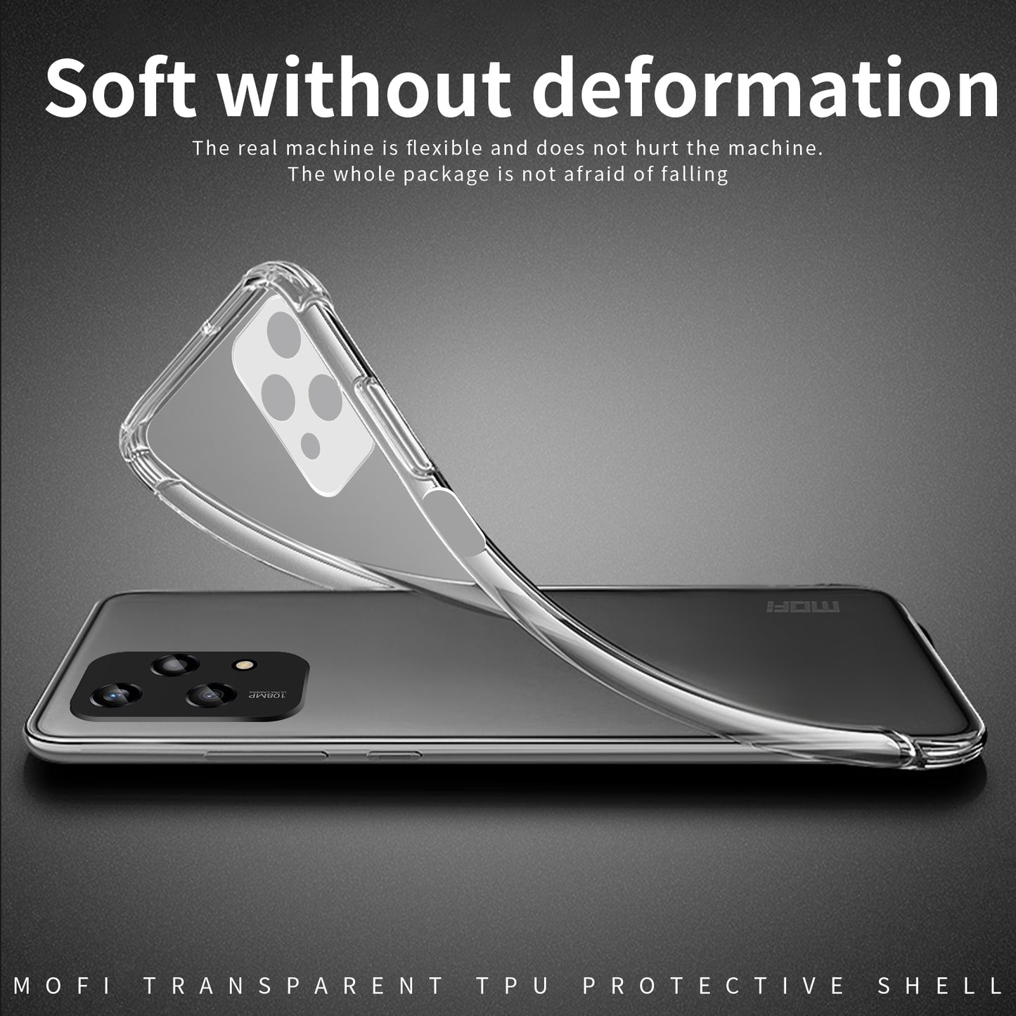 Honor 200 Lite Global Clear TPU Case - Ultra-Thin, Shockproof, Anti-Yellowing Transparent Soft Protective Cover with Precise Cutouts, Scratch Resistance & Lightweight Design