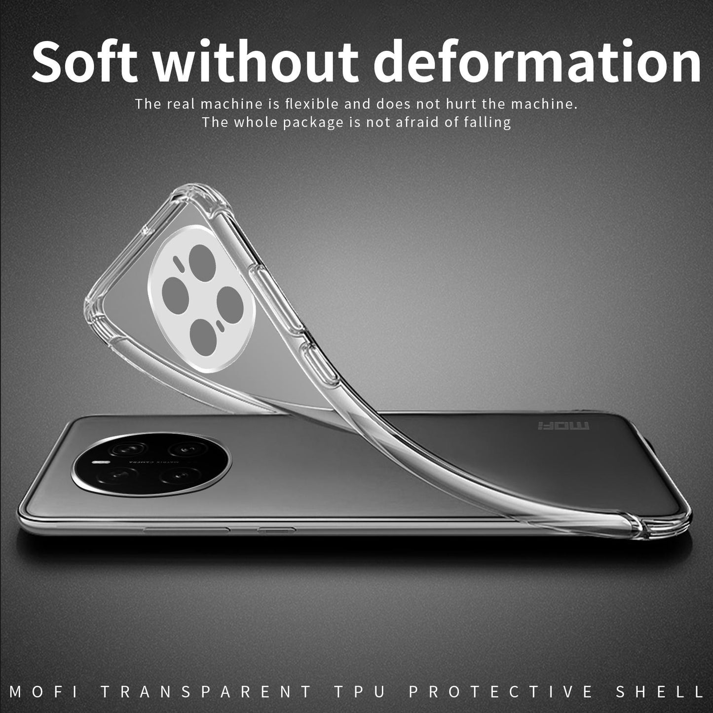 Honor Magic7 Pro Clear TPU Case - Ultra-Thin, Shockproof, Anti-Yellowing Transparent Soft Protective Cover with Precise Cutouts, Scratch Resistance & Lightweight Design
