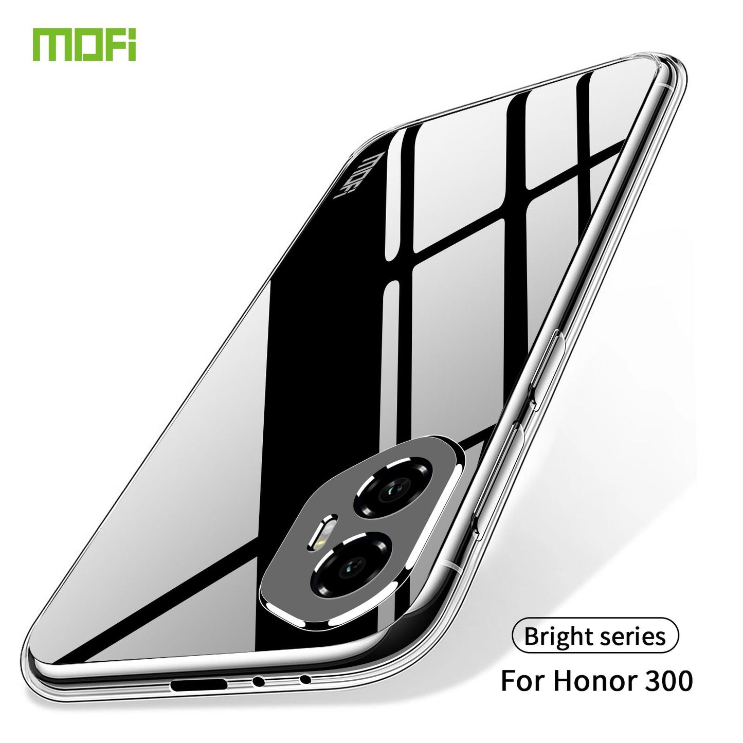 Honor 300 Clear TPU Case - Ultra-Thin, Shockproof, Anti-Yellowing Transparent Soft Protective Cover with Precise Cutouts, Scratch Resistance & Lightweight Design