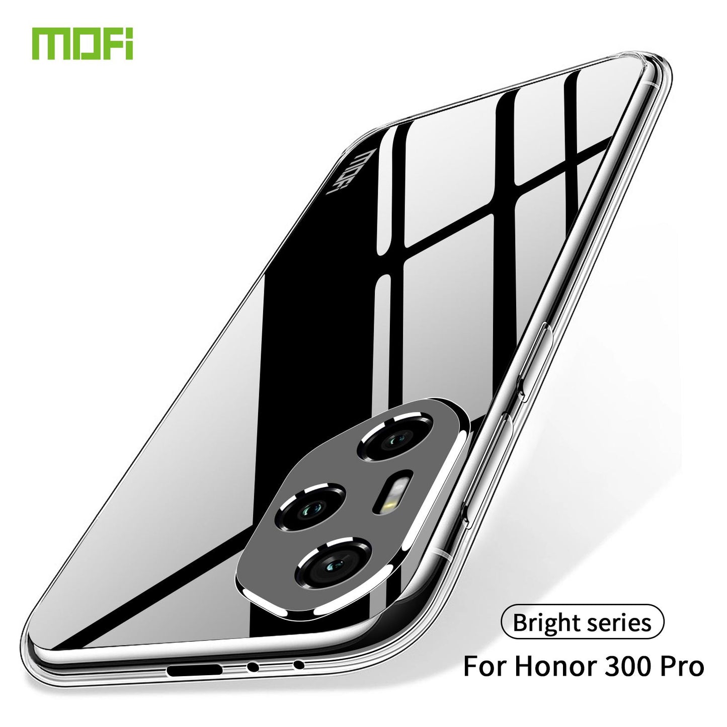 Honor 300 Pro Clear TPU Case - Ultra-Thin, Shockproof, Anti-Yellowing Transparent Soft Protective Cover with Precise Cutouts, Scratch Resistance & Lightweight Design